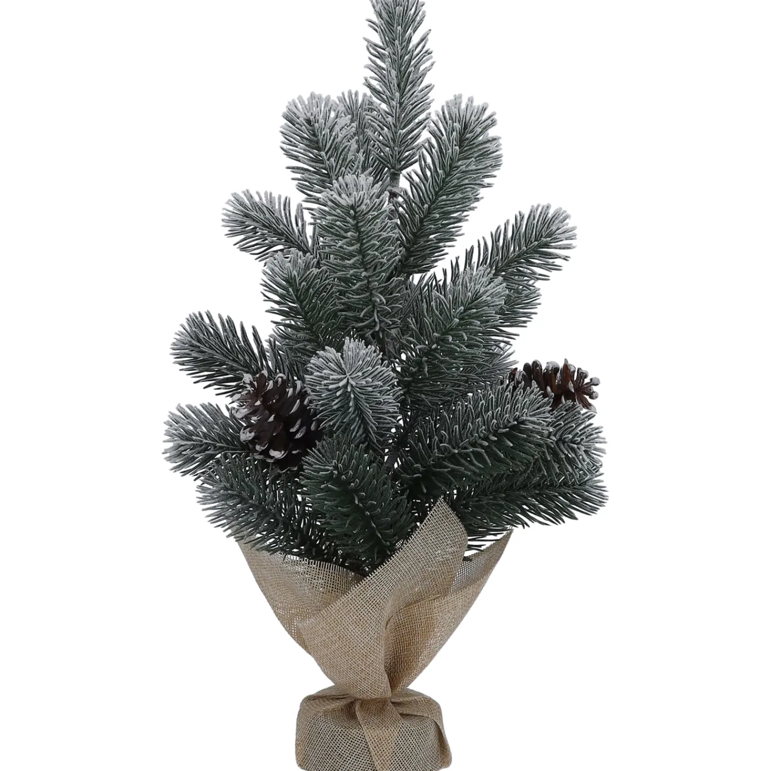 Wohndeko-Bäumchen mit Zapfen, Standfigur