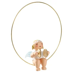 WENDT & KÜHN Wendt & Kühn Kollektion-Christbaumengel im Ring mit Becken