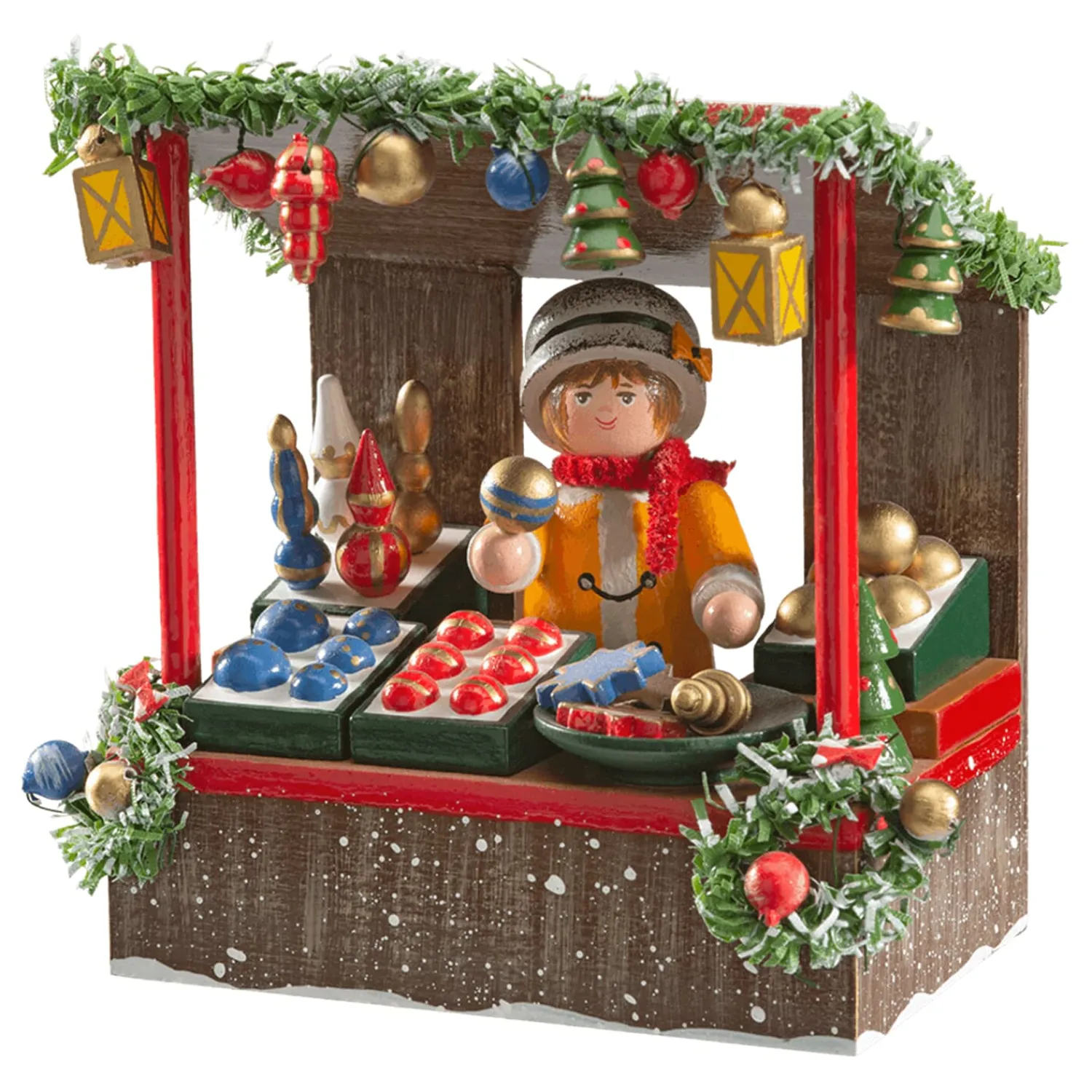Käthes Original Käthes Original Figuren-Christbaumschmuckstand mit Händler