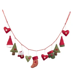Hängedeko|Wohndeko-Dekogirlande Adventszeit