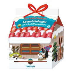 Trötsch Verlag Der Kleine Maulwurf „Krtek”|Adventsdeko & Kalender-Der kleine Maulwurf Adventskalender Haus mit 24 Minibüchern