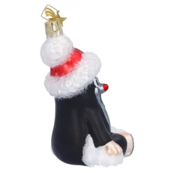 Poesie in Glas Der Kleine Maulwurf „Krtek”|Weihnachtskugeln Aus Glas-Der kleine Maulwurf "Krtek" als Weihnachtsmann