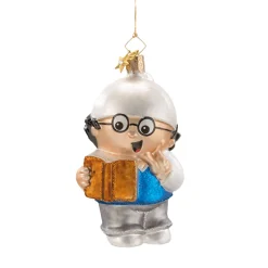 Poesie in Glas Mainzelmännchen|Weihnachtskugeln Aus Glas-Det