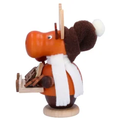 Christian ULBRICHT Räuchermänner-Elch als Lebkuchenverkäufer, Räuchermännchen