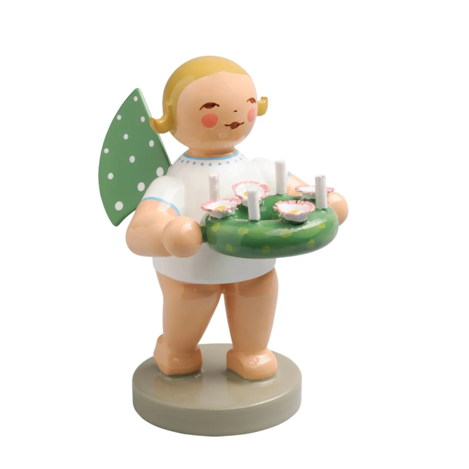 WENDT & KÜHN Wendt & Kühn Kollektion-Engel mit Adventskranz