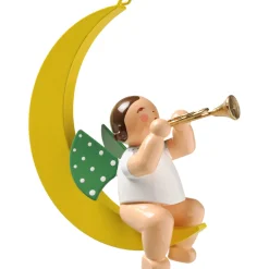WENDT & KÜHN Wendt & Kühn Kollektion-Engel mit Trompete, im Mond