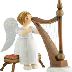 Kindertraum Kindertraum Kollektion-Engel sitzend mit Harfe