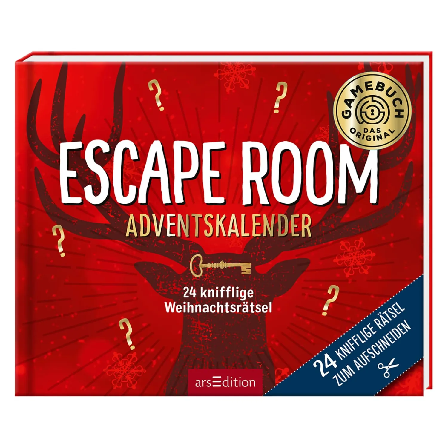 Spielzeug|Adventsdeko & Kalender-Escape-Room-Adventskalender "24 knifflige Weihnachtsrätsel"