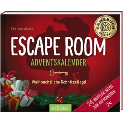 Spielzeug|Adventsdeko & Kalender-Escape-Room-Adventskalender "Weihnachtliche Schnitzeljagd"