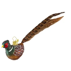 Poesie in Glas Weihnachtskugeln Aus Glas-Fasan