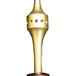 Zubehör & Ersatzteile-Flügelnabe aus Holz für Pyramiden, lackiert, gold