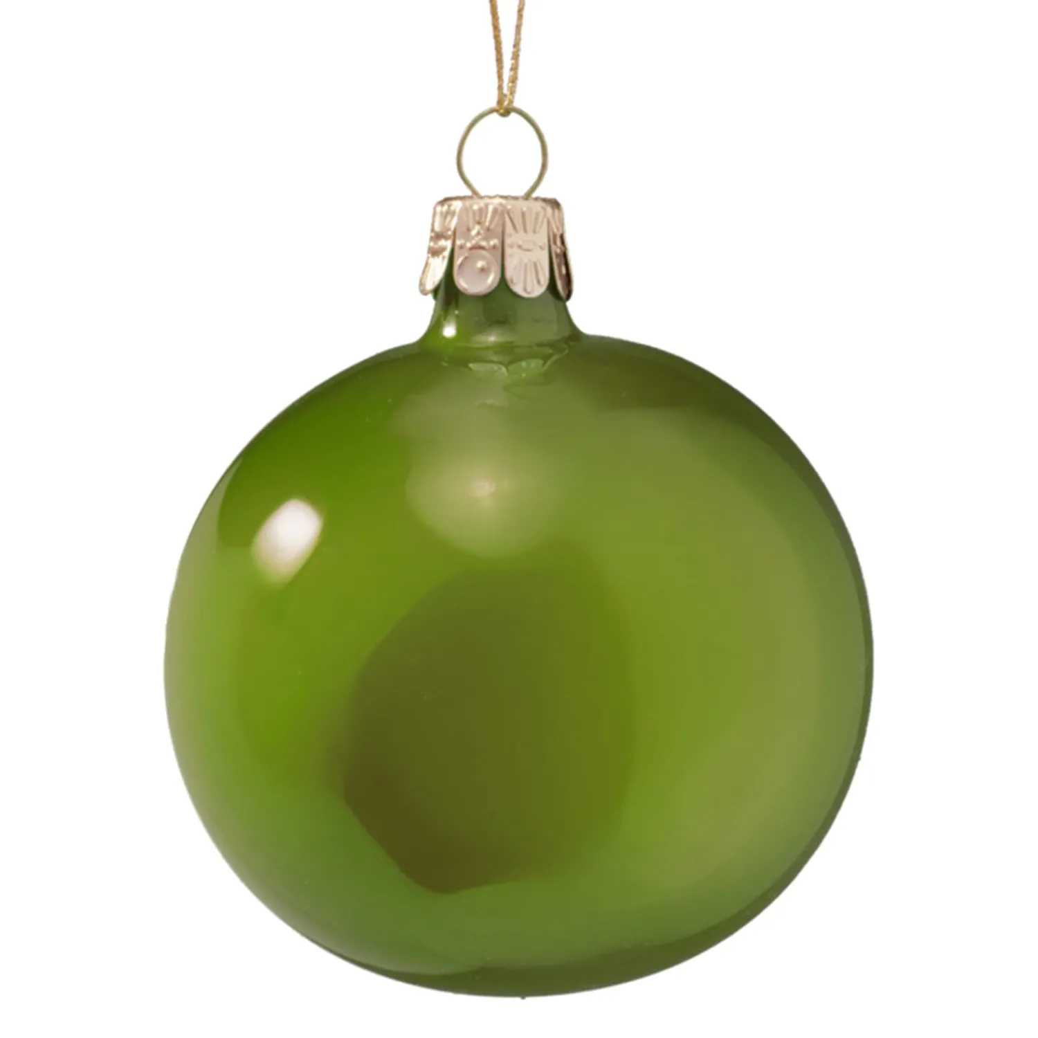 Weihnachtskugeln Aus Glas|Weihnachtskugeln-Glaskugel Opal grün, 7 cm