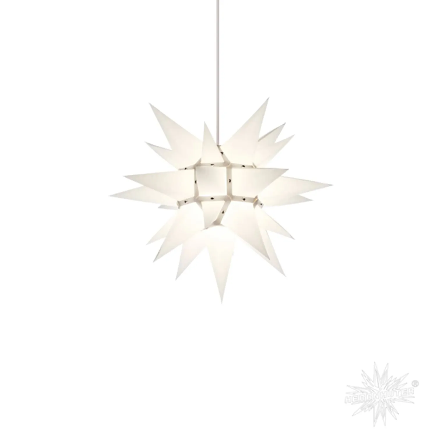 Herrnhuter Sterne Sterne-Herrnhuter Papierstern, weiß, 40 cm