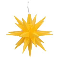 Herrnhuter Sterne Sterne-Herrnhuter Stern, mini, gelb, 8 cm, Kunststoff