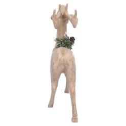 Standfiguren-Hirsch mit Waldmuster stehend