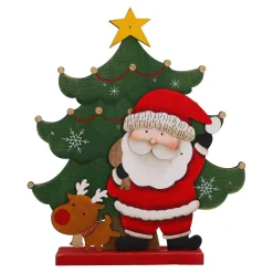 Standfiguren-Holzaufsteller "Weihnachtsfreunde"