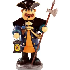 Käthes Original Rothenburg Motive|Räuchermänner-Holzknoddl "Rothenburger Nachtwächter", Räuchermännchen