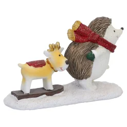 Standfiguren-Igel mit Rentier
