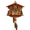 Hönes Uhren Kuckucksuhren-Jagdhütte Kuckucksuhr