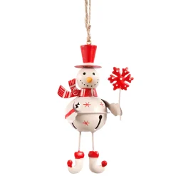 Baumschmuck Aus Metall-Jingle Bell "Schneemann"