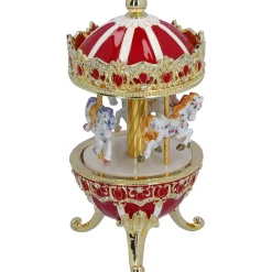 Nostalgische Weihnachtsdeko|Spieluhr Weihnachten-Karussell, Musikdose