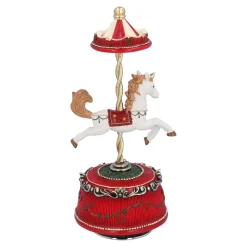 Spieluhr Weihnachten-Karusselpferd, Musikdose