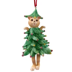 Baumschmuck Aus Kunstharz|Hängedeko-Katze im Christbaum