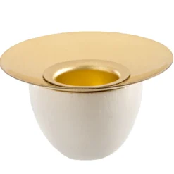 Richard Glässer Zubehör & Ersatzteile-Kerzenhalter, weiß, R 38 mm, H 20 mm