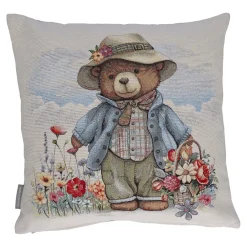 Sandner Wohndeko-Kissenhülle "Blumenteddy Milan"