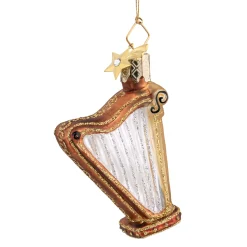 Poesie in Glas Weihnachtskugeln Aus Glas-Kleine Harfe