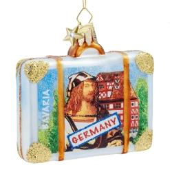 Poesie in Glas Bayern Motive|Weihnachtskugeln Aus Glas-Koffer Nürnberg