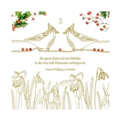 Adventsdeko & Kalender-Kreativ-Adventskalender "Zauber der Natur"