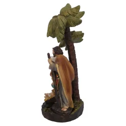 Krippen Und Krippenfiguren-Krippenszene "Heilige Familie unter Palmen"