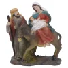 Krippen Und Krippenfiguren-Krippenszene "Heilige Familie mit Esel"