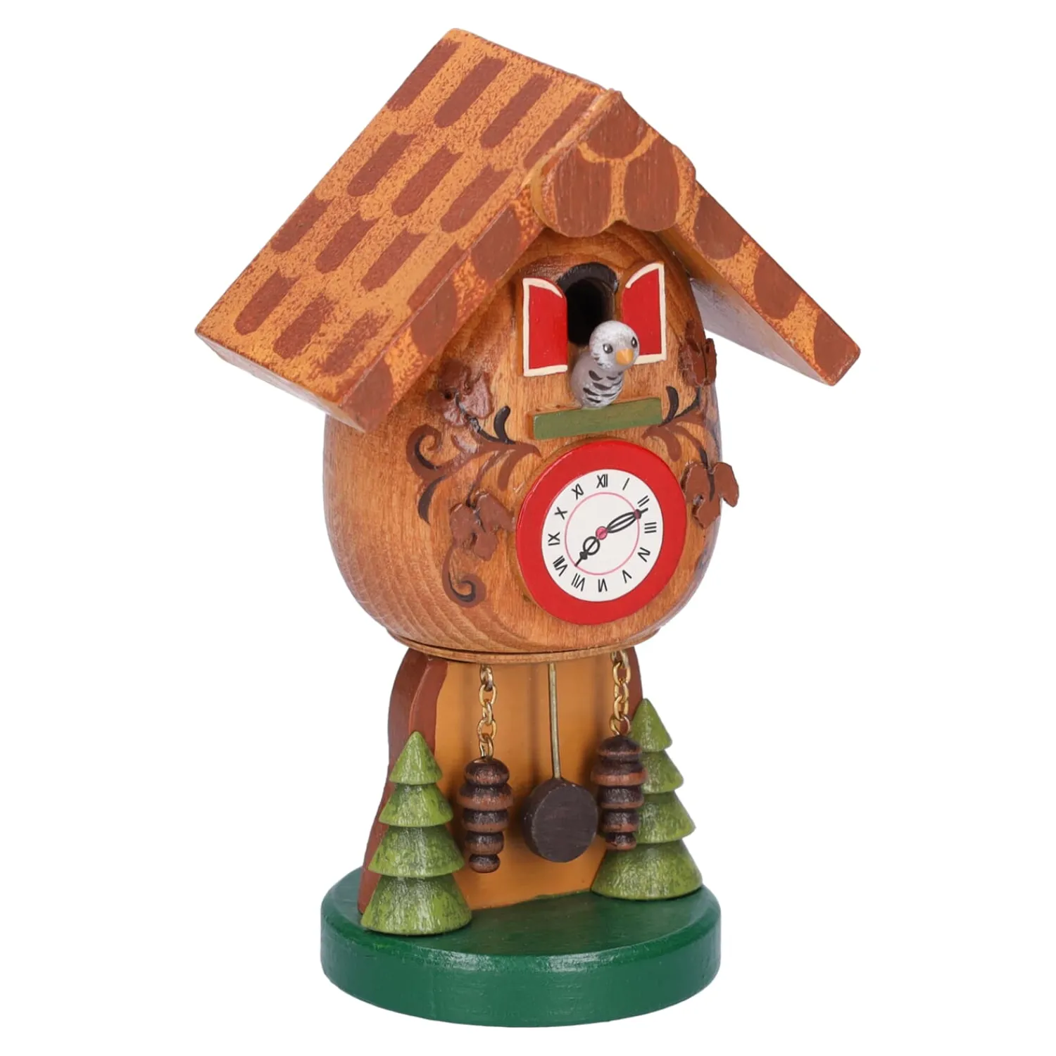 Käthes Original Bayern Motive|Räuchermänner-Kuckucksuhr, Duftl