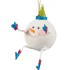 Baumschmuck Aus Metall-Kugel-Schneemann