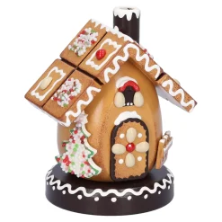 Käthes Original Räuchermänner|Weihnachtsdeko Holz-Lebkuchenhaus, Duftl