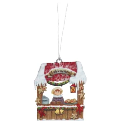 Käthes Original Baumschmuck Aus Zinn-Lebkuchenstand, Zinn-Baumbehang