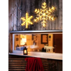KONSTSMIDE Beleuchtung Außenbereich|Lichterketten-LED Acryl Schneeflocke
