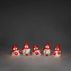 KONSTSMIDE Beleuchtung Außenbereich-LED Acryl Schneemänner
