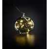 Krinner Weihnachtskugeln|Lichterketten-Lumix LED Lichterkugel klar, 8 cm