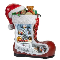 Spieluhr Weihnachten-Nikolausstiefel, Spieldose