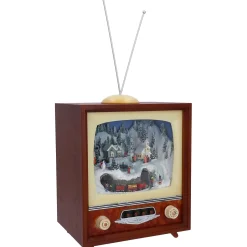 Spieluhr Weihnachten-Nostalgiefernseher 