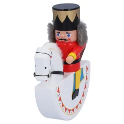HODREWA Nussknacker Figuren-Nussknacker "Reiterlein", König, 14,5 cm