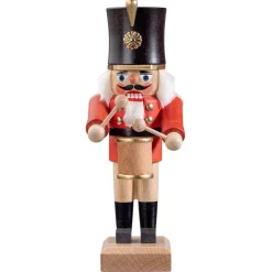 HODREWA Nussknacker Figuren-Nussknacker "Trommler", rot/lasiert, 20,0 cm