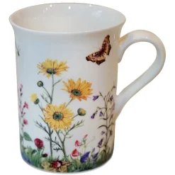 Tischdeko-Porzellan-Tasse "Blumenwiese"