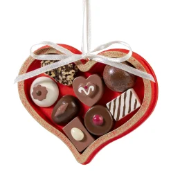 Käthes Original Christbaumschmuck Holz-Pralinenherz