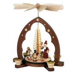 Müller Kleinkunst Weihnachtspyramiden-Pyramide "Bescherung"