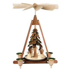 Müller Kleinkunst Weihnachtspyramiden-Pyramide "Engel"