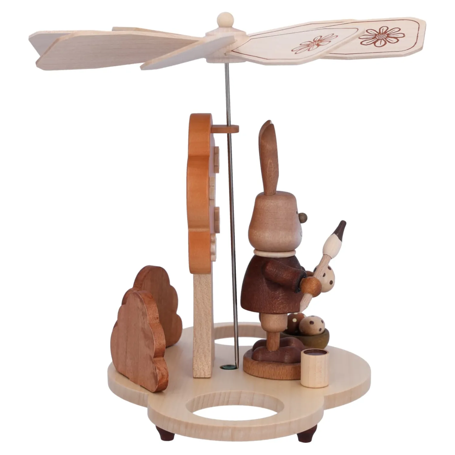 Christian ULBRICHT Weihnachtspyramiden-Pyramide "Osterhase mit Pinsel"